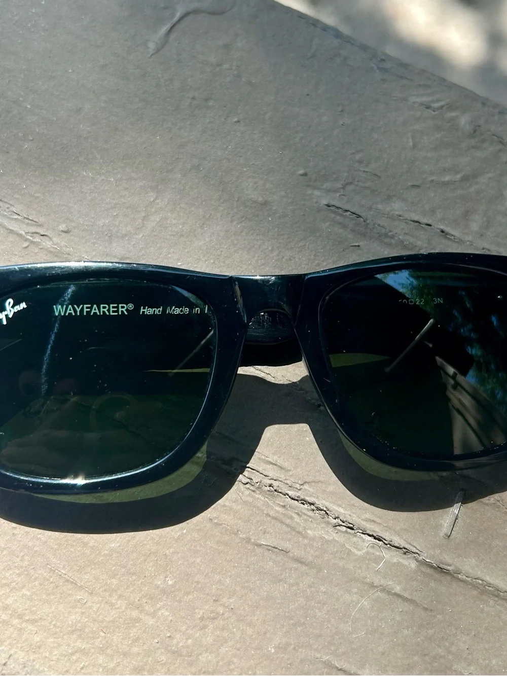 Ray-Ban Black Wayfarer-Style Sunglasses - Picture 6 of 6